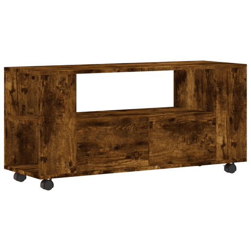 Móvel de TV - Modulo de TV - Armário de TV 102x34,5x43 cm derivados madeira carvalho fumado
