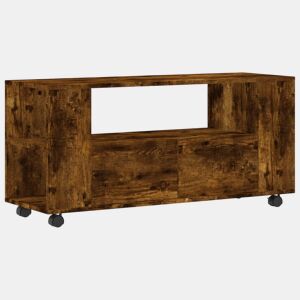 Móvel de TV - Modulo de TV - Armário de TV 102x34,5x43 cm derivados madeira carvalho fumado