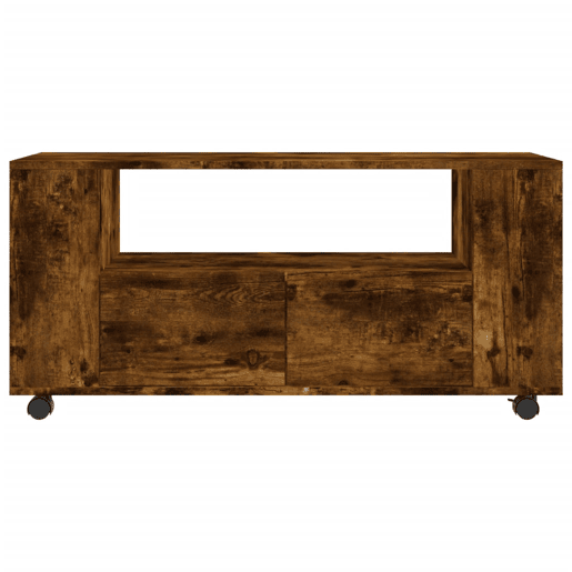Móvel de TV - Modulo de TV - Armário de TV 102x34,5x43 cm derivados madeira carvalho fumado