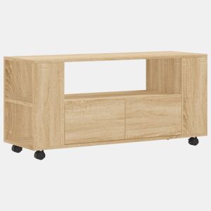 Móvel de TV - Modulo de TV - Armário de TV 102x34,5x43 cm derivados de madeira carvalho sonoma