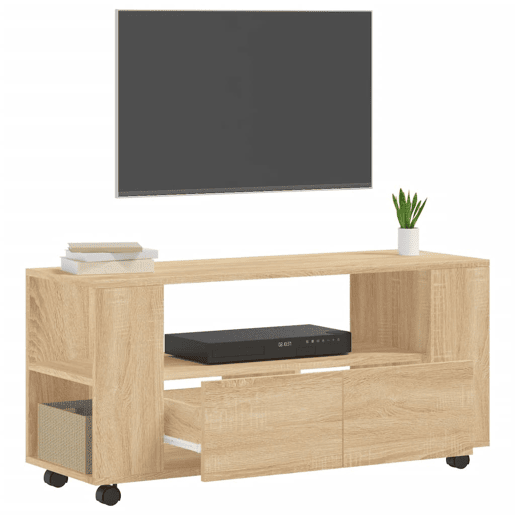 Móvel de TV - Modulo de TV - Armário de TV 102x34,5x43 cm derivados de madeira carvalho sonoma