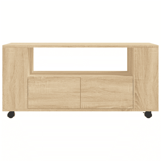 Móvel de TV - Modulo de TV - Armário de TV 102x34,5x43 cm derivados de madeira carvalho sonoma