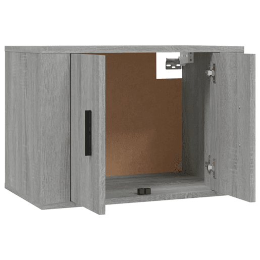 Conjunto móveis de TV - Armários TV 3 pcs madeira processada sonoma cinza