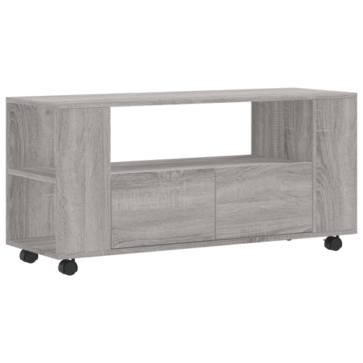 Móvel de TV - Modulo de TV - Armário de TV 102x34,5x43 cm derivados de madeira cinzento sonoma