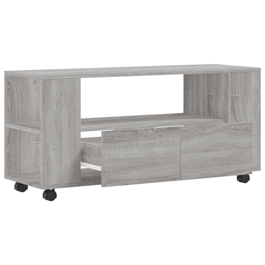 Móvel de TV - Modulo de TV - Armário de TV 102x34,5x43 cm derivados de madeira cinzento sonoma