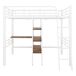 Cama alta para niños 204x134 Cama alta para niños 204x134 Blanco