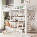 Cama alta para niños 204x134 Cama alta para niños 204x134 Blanco