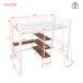 Cama alta para niños 204x134 Cama alta para niños 204x134 Blanco