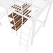 Cama alta para niños 204x134 Cama alta para niños 204x134 Blanco