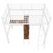 Cama alta para niños 204x134 Cama alta para niños 204x134 Blanco