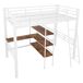Cama alta para niños 204x134 Cama alta para niños 204x134 Blanco