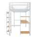 Cama alta para niños 203x96 Cama alta para niños 203x96 Blanco