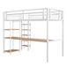 Cama alta para niños 203x96 Cama alta para niños 203x96 Blanco