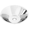 Lavatório - Lavabo - Pia de banheiro 42x14 cm cerâmica prateado