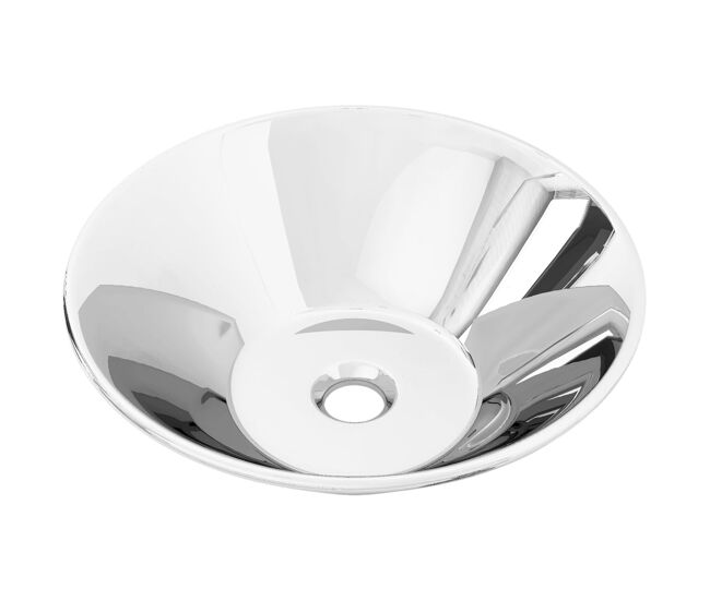 Lavabo - lavamanos 42x14 cm cerámica plateado