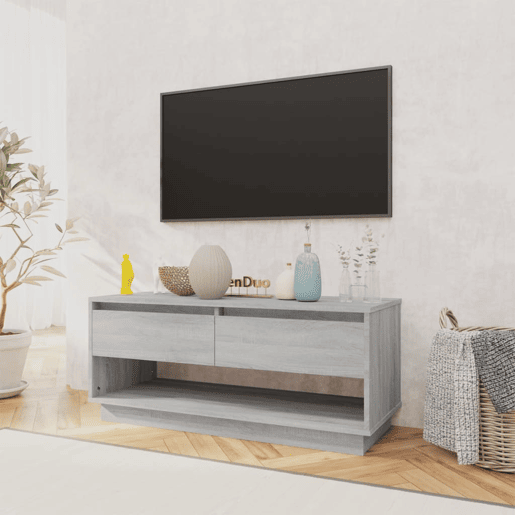 Móvel de TV - Modulo de TV - Armário de TV 102x41x44 cm derivados de madeira cinzento sonoma