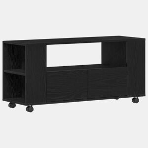 Móvel TV - Modulo de TV - Armário de TV crodas 102x34,5x43cm deriv.madeira carvalho preto