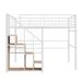Cama alta para niños 210x188 Cama alta para niños 210x188 Blanco