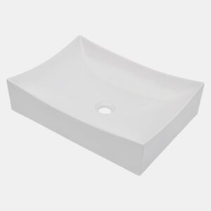 Lavatório - Selha de Porcelana Cerâmica Cuvete Branca com Alto Brilho