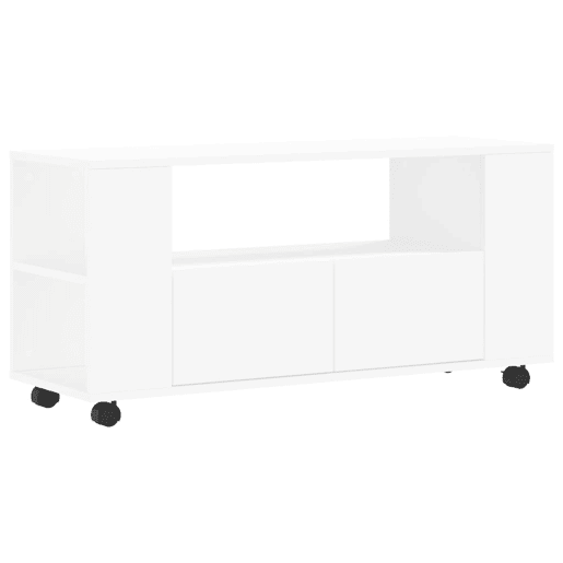 Móvel de TV - Modulo de TV - Armário de TV 102x34,5x43 cm derivados de madeira branco