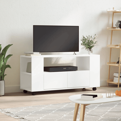 Móvel de TV - Modulo de TV - Armário de TV 102x34,5x43 cm derivados de madeira branco