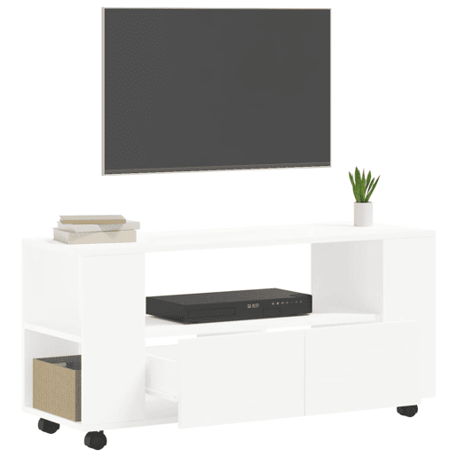 Móvel de TV - Modulo de TV - Armário de TV 102x34,5x43 cm derivados de madeira branco