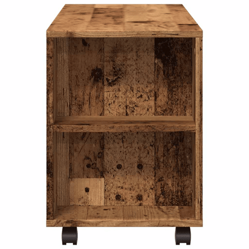 Móvel de TV - Modulo de TV - Armário de TV c rodas 102x34,5x43cm deriv. madeira madeira velha