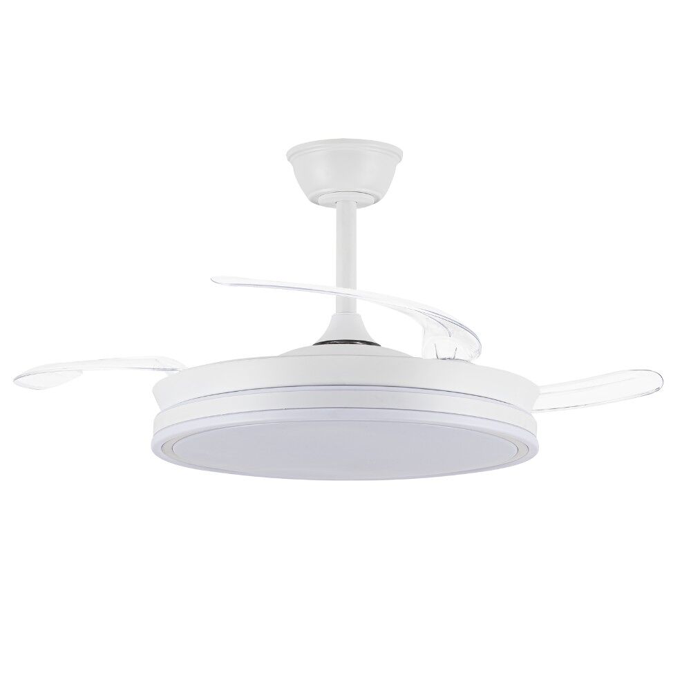 Ventilador De Techo Dc Bets Seller S Negro 92cm Led Cct Regulable Control Remoto Con Tempo