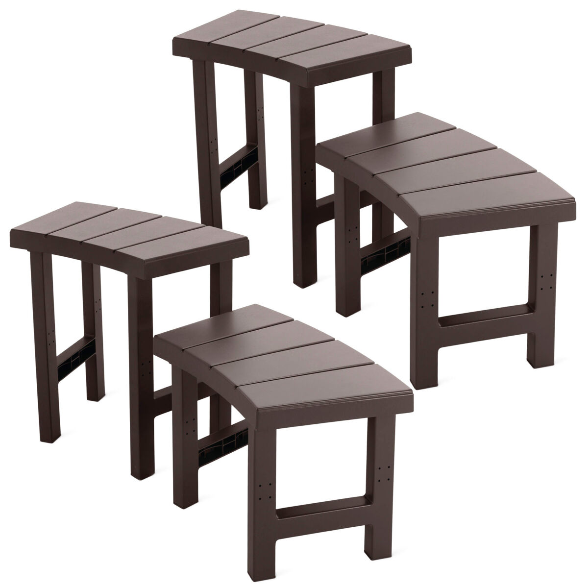 Intex pack 2 bancos medianos y 2 grandes para spa circular 4 personas