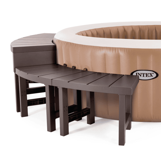 INTEX Pacote de 2 bancos médios e 2 grandes para um spa circular para 4 pessoas