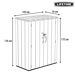 Lifetime Armario exterior vertical 1.350 L Rough Cut™ Lifetime Armario exterior vertical 1.350 L Rough Cut™ Gris