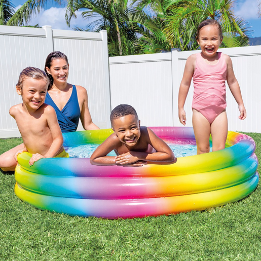 Piscina insuflável intex 3 aros multicolor 147x33 cm - 288 l