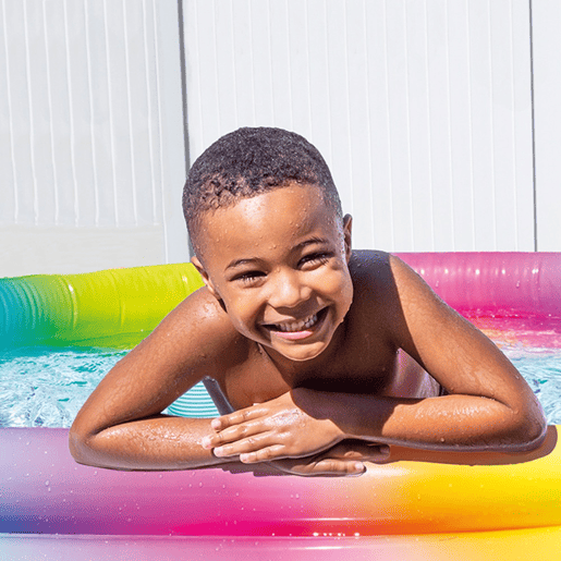 Piscina insuflável intex 3 aros multicolor 147x33 cm - 288 l