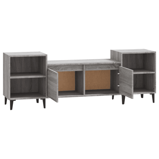 Móvel de TV - Modulo de TV - Armário de TV 160x35x55 cm derivados de madeira cinzento sonoma
