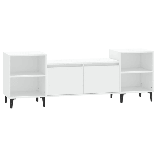 Móvel p TV, Armário de TV 160x35x55 cm derivados de madeira branco