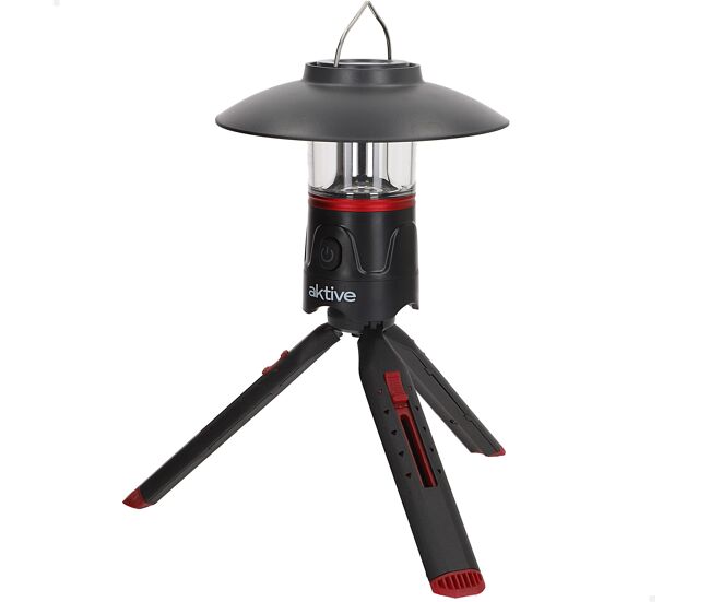 Aktive farol linterna led trípode 3 en 1 usb y powerbank 220 lúmenes