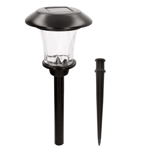 Aktive Conjunto de 2 balizas LED solares de 6 lúmens com estaca