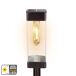 Aktive Set de 4 balizas solares LED 6 lúmenes con estaca Aktive Set de 4 balizas solares LED 6 lúmenes con estaca Negro