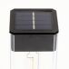 Aktive Set de 4 balizas solares LED 6 lúmenes con estaca Aktive Set de 4 balizas solares LED 6 lúmenes con estaca Negro