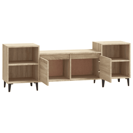 Móvel de TV - Modulo de TV - Armário de TV 160x35x55 cm derivados de madeira carvalho sonoma