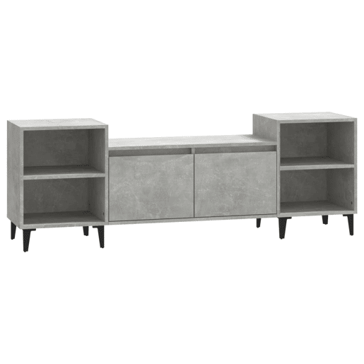 Móvel de TV - Modulo de TV - Armário de TV 160x35x55 cm derivados de madeira cinzento cimento