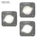 Aktive Foco LED portátil multiusos 3 posiciones c/cargador USB Aktive Foco LED portátil multiusos 3 posiciones c/cargador USB Gris