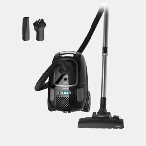 Cecotec Aspirador de 890 W de potência. Com saco. Capacidade máxima do depósito até 4 L com filtragem de alta eficiência e tubo telescópico metálico. Inclui acessórios aptos para móveis e cantos que permitem a a limpeza das áreas mais difíceis.