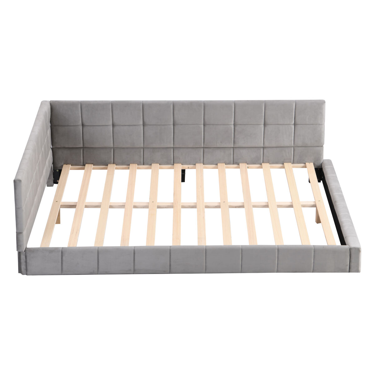 Camas de matrimonio 147x206 Gris