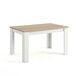 Mesa de comedor extensible Danna 123x75 Mesa de comedor extensible Danna 123x75 Blanco/ Madera