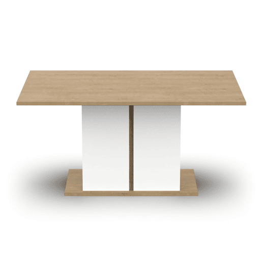 Mesa de jantar AMBIHOME ESSENCE - BrancoCarvalho, 160cm