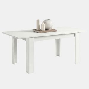 Mesa de comedor extensible Danna Artik White (Branco mate) 123 x 78 x 75 cm