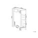 Beliani Mueble de baño CACHI Beliani Mueble de baño CACHI Blanco