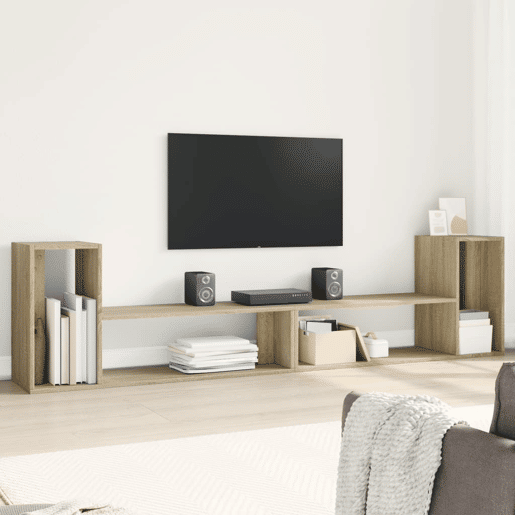 Móveis TV - Armários de TV 2 pcs 100x30x50 cm derivados madeira carvalho sonoma