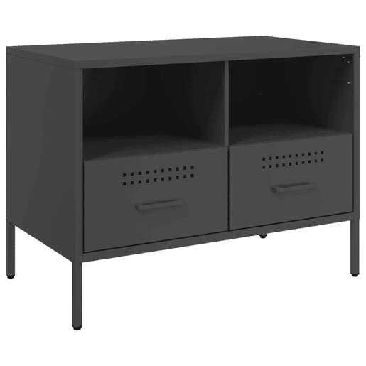 Móvel de TV - Modulo de TV - Armário de TV 68x39x50,5 cm aço preto